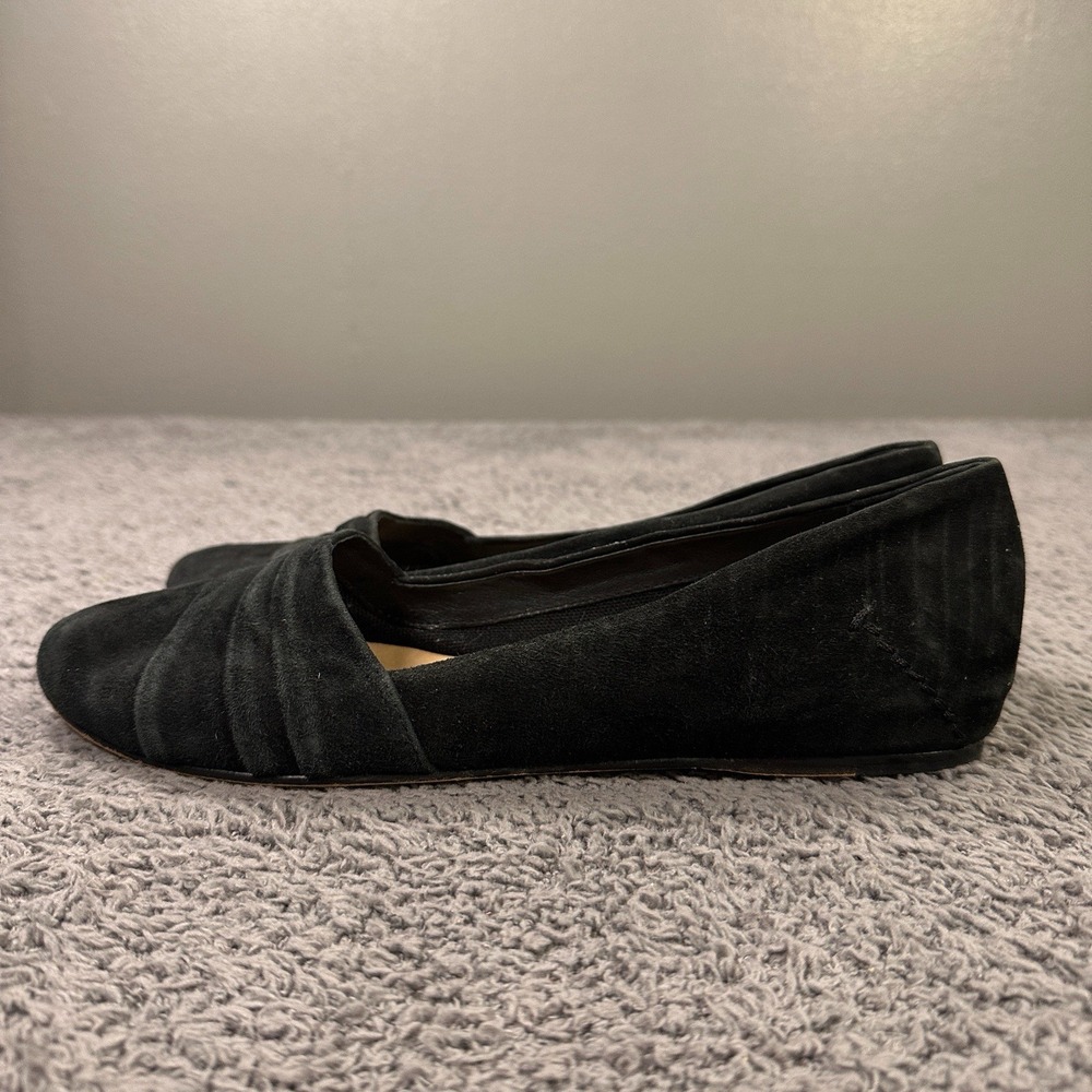 Nakedfeet Flats Womens 8.5 Black Suede Naos‎ Slip On Minimal Capsule Comfort - Picture 5 of 10